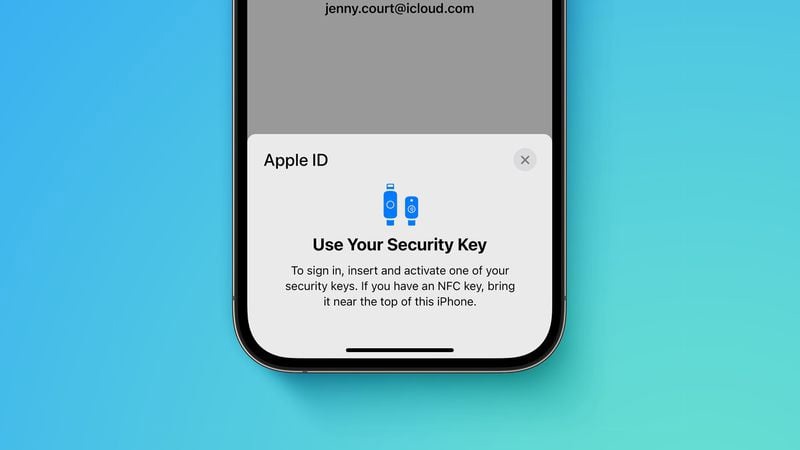 曲江苹果手机维修分享iOS 16.3 新增的 Apple ID 的安全密钥有什么功能 