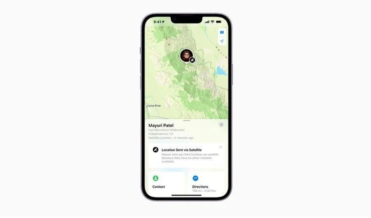 曲江苹果14维修分享iPhone14系列中 FindMy功能通过卫星分享位置方法教程 